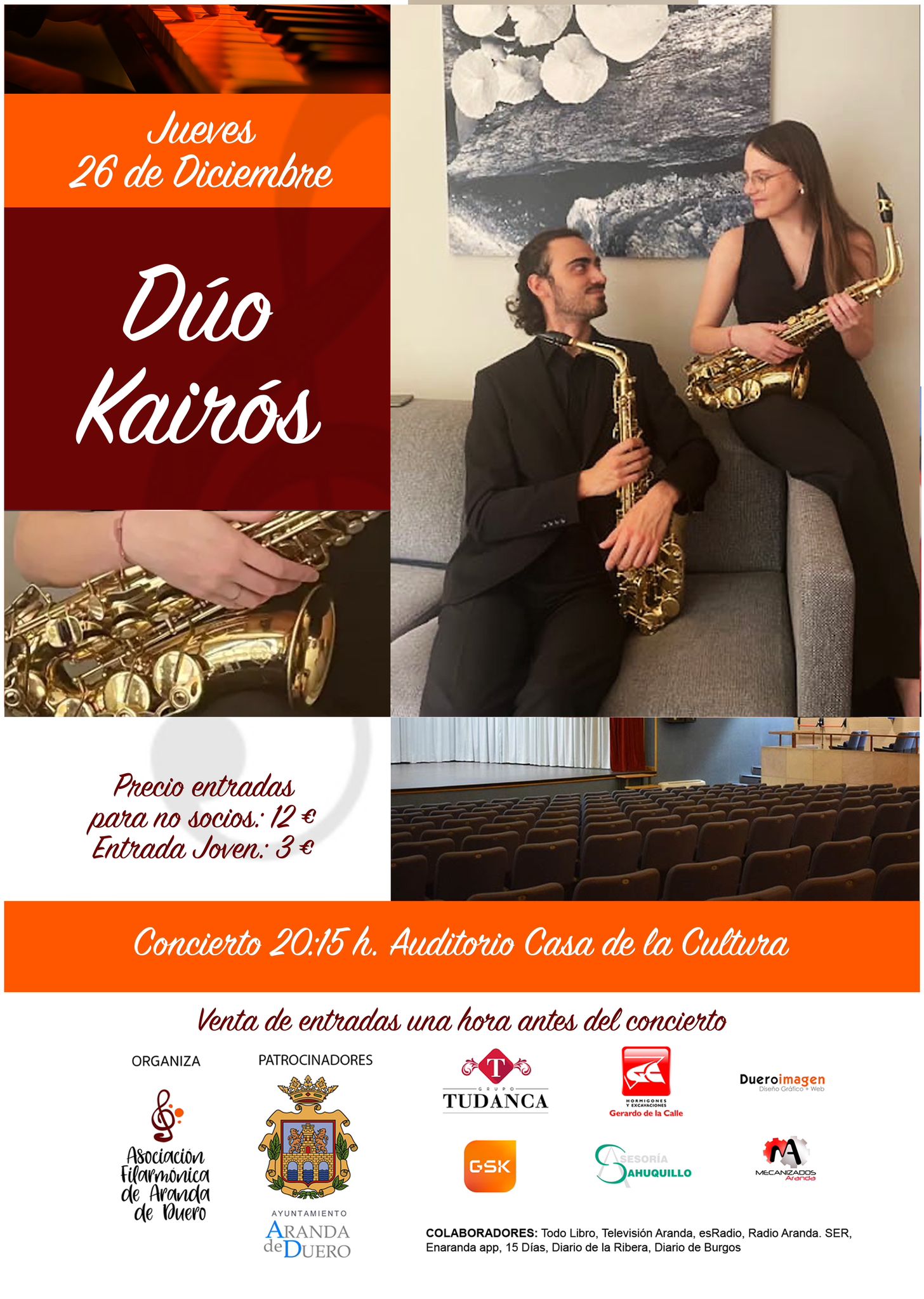 CONCIERTO – «Dúo Kairós»