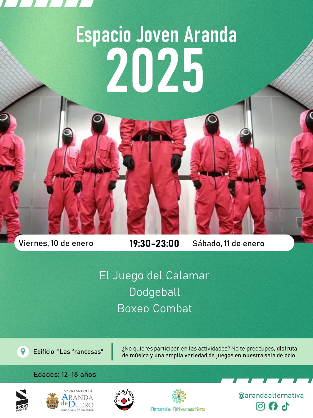 Espacio Joven Aranda 2025 (10 – 11 Enero)